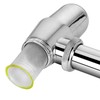 runmade Chrome Bathroom Basin Sink Bottle Trap Waste Pipe Adjustable