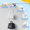 TKZTKZ No Drill Curtain Rod Brackets:Self Adhesive Curtain Rod Holders