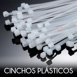Slim Company Cinchos Plásticos 18 Lb 0.25 Cm X 20 Cm Paquete De 250 Pzas
