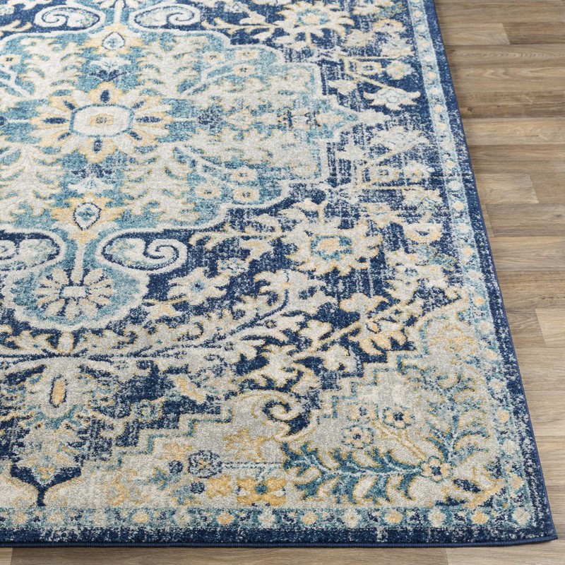 Artistic Weavers Odelia Area Rug, 6'7" x 9', Navy/Sky Blue
