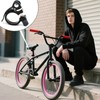 2-Piece Bicycle Seatpost Quick-Release Clamp Set - Aluminum Alloy Saddle