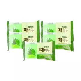 Mirinadul 미리나들 바디스크럽 목욕비누 샤워비누 삼백초 향수때비누 때비누(1p)-5개 Mirina Body Scrub Bath Soap Shower Soap Mugwort Scent Soap Bar (1p) - 5ea