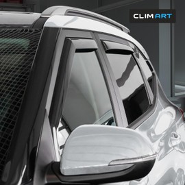 CLIM ART in-Channel Incredibly Durable Rain Guards for Kia Seltos 2021-2025, Original Window Deflectors, Vent Window Visors, Vent Deflector, 4 pcs. - 621509