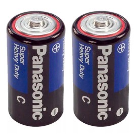 Panasonic Paquete De 2 Pilas Panasonic C Carbon Zinc 1.5 V Cpanasonic