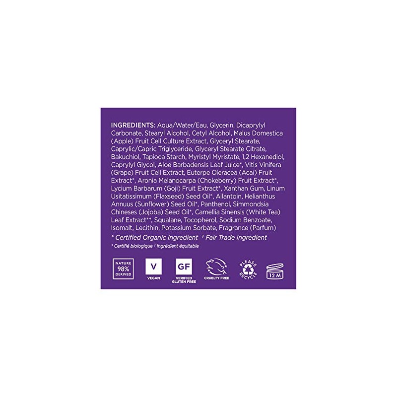 Andalou Naturals, Cream Rejuvenating Plant Based, 1 Ounce