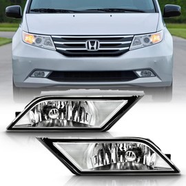 ACANII - For 2011-2013 Honda Odyssey Bumper Driving Fog Lights Lamps w/Switch Assembly Driver & Passenger Side