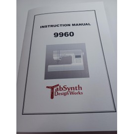 Instruction Manual for 9960 Sewing Machine (Repro)