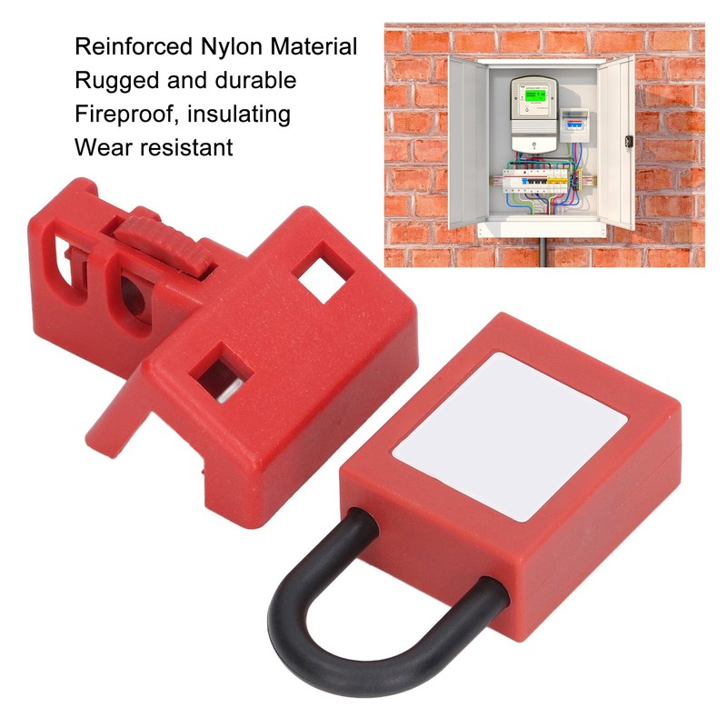 Circuit Breaker Lockout Double Pole Tagout Breaker Lock Device with