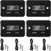 4 Pieces Hour Meters for Small Engines Inductive Digital Engine