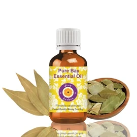 Deve Herbes Aceite esencial Pure Bay (Pimenta racemosa) natural de grado terapéutico destilado al vapor 50 ml (1.6 onzas)