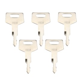 TorqPro H806 Keys, 5 Pack 17001-00019 Equipment Ignition Keys Compatible with Case Mini, New Holland, Takeuchi, Mustang Mini Excavator | Gehl CTL Track, Takeuchi Track Loader
