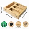 Speclux Bamboo Food Bag Organizer for Kitchen Drawer, a bamboo