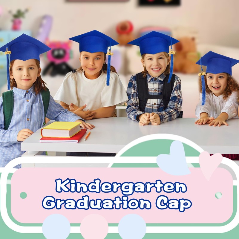 2025 Preschool Graduation Caps Bulk Kindergarten Grad Cap Child Size