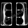 Razer Auto Chrome Tail Light Bezel Trim Compatible with 2007