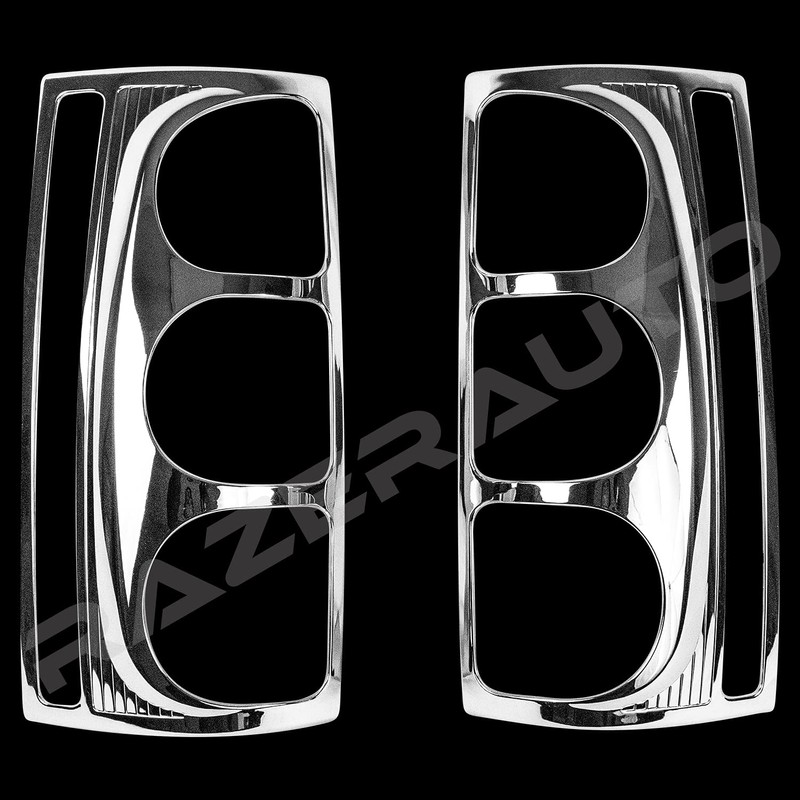 Razer Auto Chrome Tail Light Bezel Trim Compatible with 2007