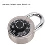 Dial Combination Lock Heat Treatment Hardened Steel Security Waterproof for
