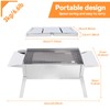 FIRINER Foldable Portable Charcoal Grill, Small Compact Outdoor BBQ Grill
