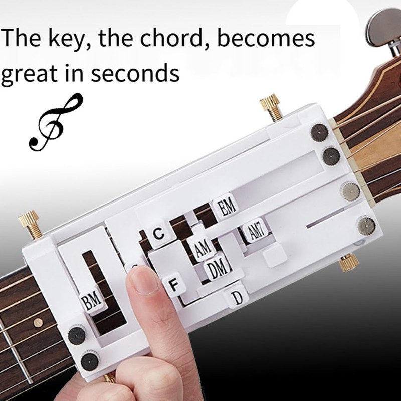 Willoghsa Guitar Folk Chord Assistant, One Key Chord Device, Automatic