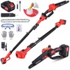 Velotrex 2-IN-1 Cordless Pole Saw and Mini Chainsaw, 8 Inch