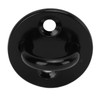 5Pcs Eye Plate Thickened Black Stainless Steel Enhanced Load Bearing