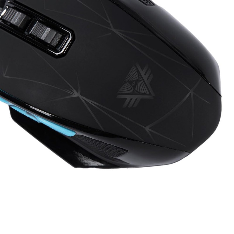 VORIC Mouse Gamer Buddha Luz Led, con Pesas Removibles y