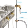 TCEUMIK Commercial Faucet Installation Kit, Wall Mounting Installation Kit for