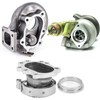 8 Bolt Turbo Downpipe Flange Stainless Steel 2.5in V Band