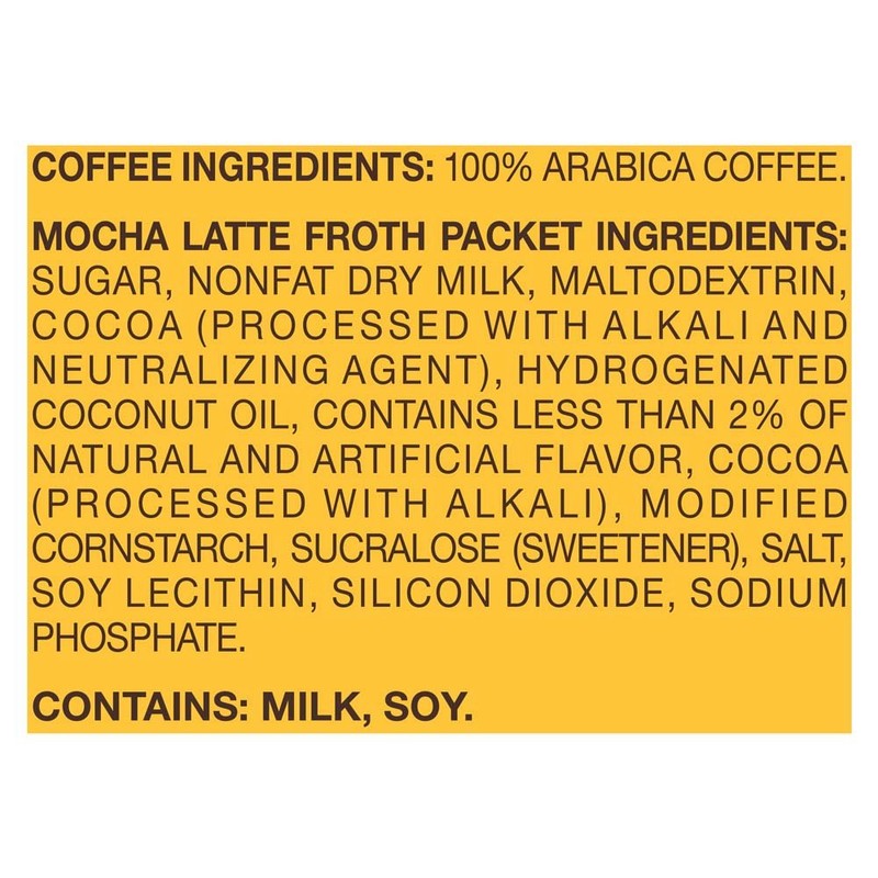 Gevalia Mocha Latte Espresso K-Cup Coffee Pods (6 Pods)