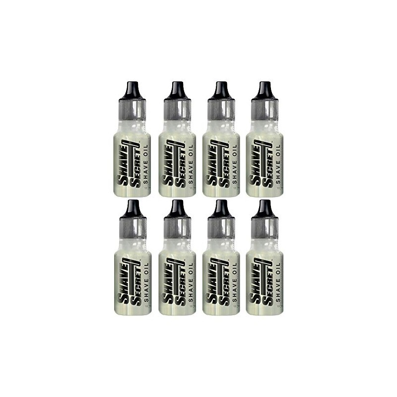 PACK OF 8 - Shave Secret Shaving Oil, 0.63 fl