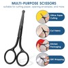 Nose Hair Scissors, Beard Scissors, Rounded Stainless Steel Nose Hair