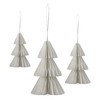 Ginger Ray White Honeycomb Tree Paper Hanging Christmas Decorations -