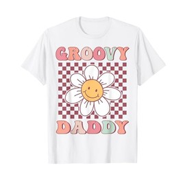 Groovy Daddy Matching Family Birthday Party Daisy Flower T-Shirt