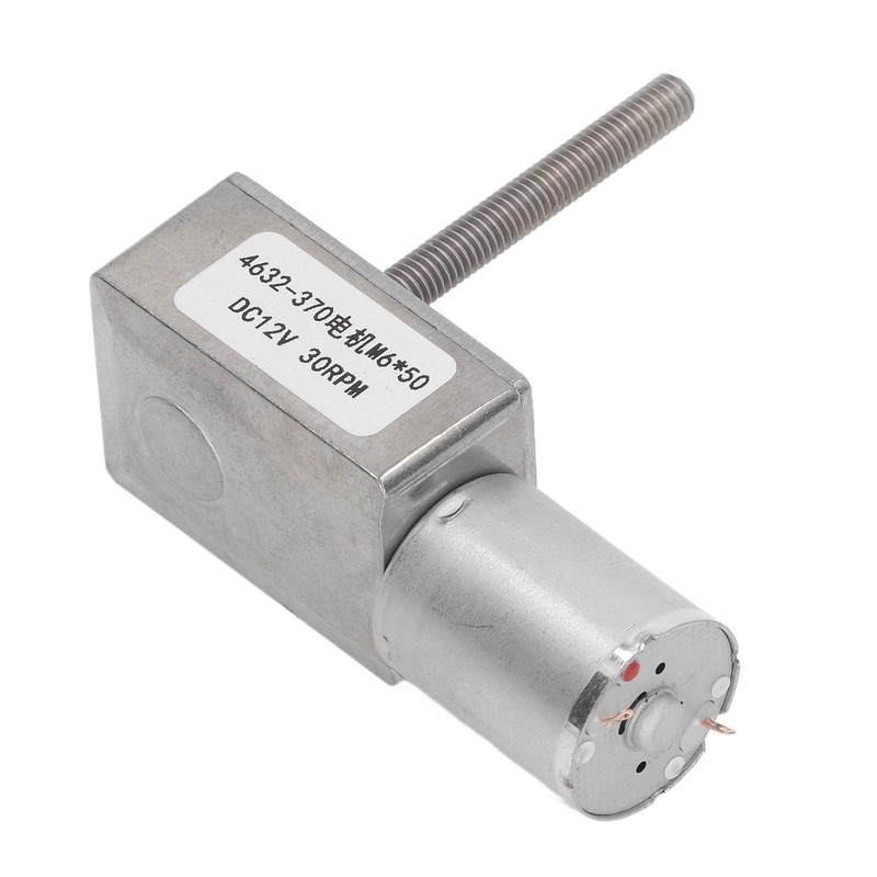 30RPM DC Geared Motor Self Locking Ability Great Adaptation Worm