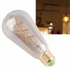 ST64 Light Bulb Vintage Dimmable 360lm Warm Light LED Filament