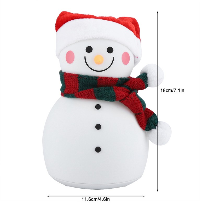 Cute Animal Shape Silicone Multi color LED Rechargeable Night Lamp