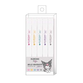 Klux 279792 Chromi Mild Marker Pen Set, 5 Color Pens, 5 Colors, 5 Color Markers