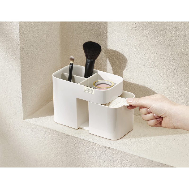 Viva Compact Cosmetic Organiser with Drawer, Shell