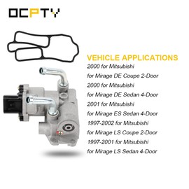 OCPTY Fuel Injection Idle Air Control Valve MD614743 Fit for 1997 1998 1999 2000 2001 2002 for Mitsubishi for Mirage 1.8l