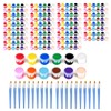 20 Pack Mini Acrylic Paint Set, 12 Colors Washable Paint