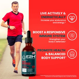 E2H Red Banded Polypore Extract - Mushroom Supplement Formula for Immune Support, Digestive Health, Energy and Natural Immunity Boost - Non-GMO, Vegan (3 Bottles)