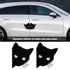 VGOL 4Pcs Peeking Cat Car Sticker and Decal - Cartoon