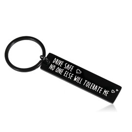 Gifts for Boyfriend, Drive Safe Keychain Cute Gifts for Boyfriend from Girlfriend, Boyfriend Birthday Gift Ideas, Anniversary Present for Men Husband Valentines Day Christmas Stocking Stuffers for Men