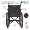 Medical Store Silla De Ruedas Llantas Neumaticas De Lujo Todo