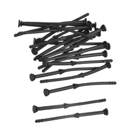 uxcell Case Fan Mount Screws Silicone Reducing Noise Vibration Mounting Pin Rivet, 7mm x 72.7mm for PC Chassis Cooling Fans 20 Pcs