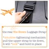 Aburbe 2-Pack Heavy Duty Luggage Straps - Adjustable Securing Belts