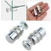 LUORNG 10PCS Shelf Support Glass Shelf Holder Pins Metal Cylindrical