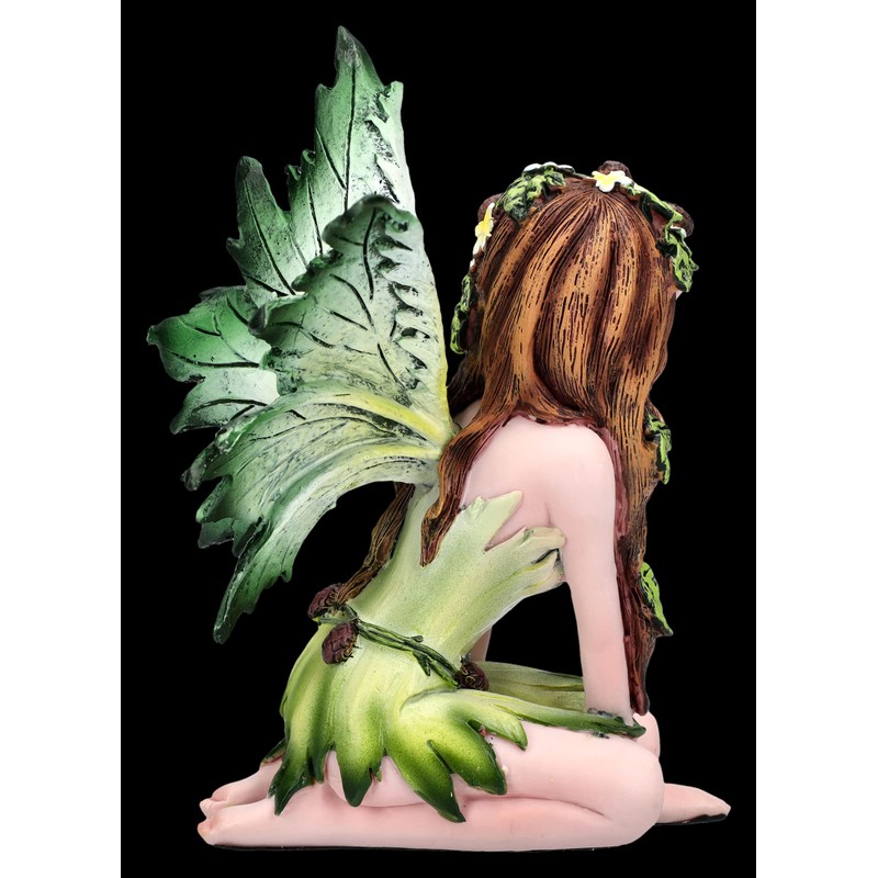 Fantasy Elves Figurine in Green Dress 11 cm Fairy