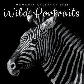 Gifted Stationery Co, Wild Portraits 2026 Wall Calendar, 12'' X 12'', 16-Month Calendar with Stapled Binding
