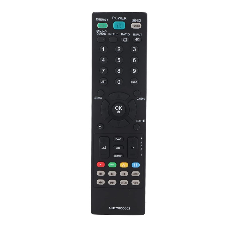 AKB33871401 AKB33871424 Black ABS Universal Remote Control Replacement for AKB73655802,