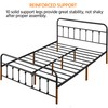 Yaheetech Classic Metal Platform Bed Frame Mattress Foundation with Victorian